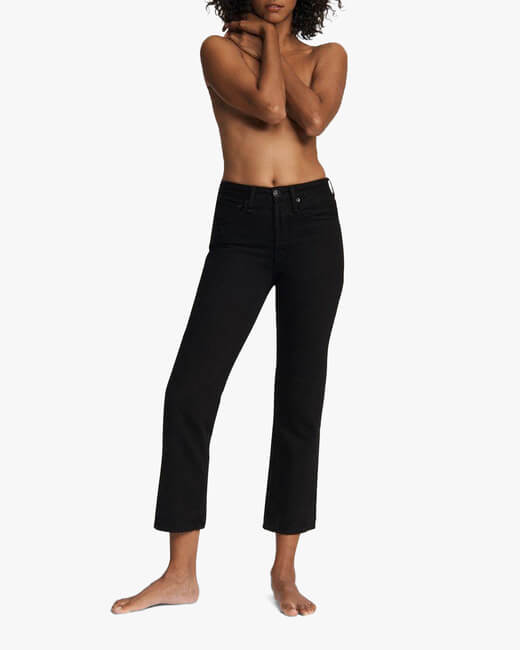 Maya High-Rise Ankle Straight Jeans