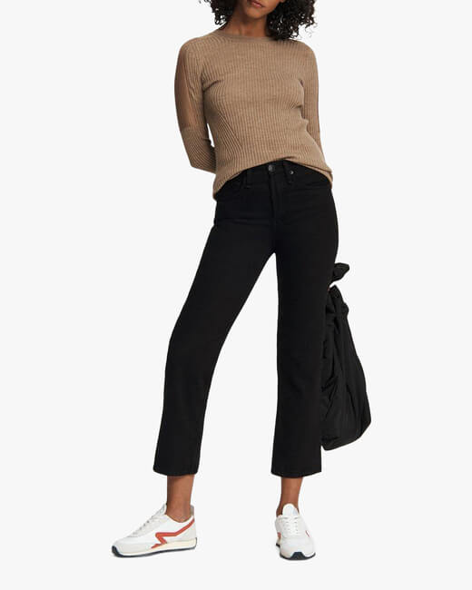 Maya High-Rise Ankle Straight Jeans