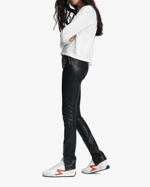 Scribble Star Cropped Long-Sleeve Top