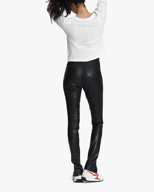 Scribble Star Cropped Long-Sleeve Top