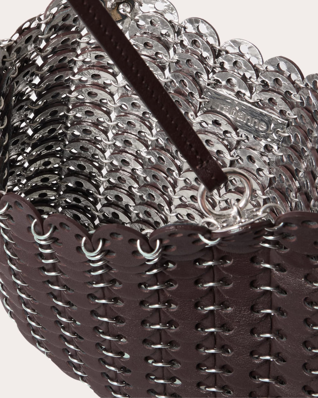 1969 Leather Disc Shoulder Bag