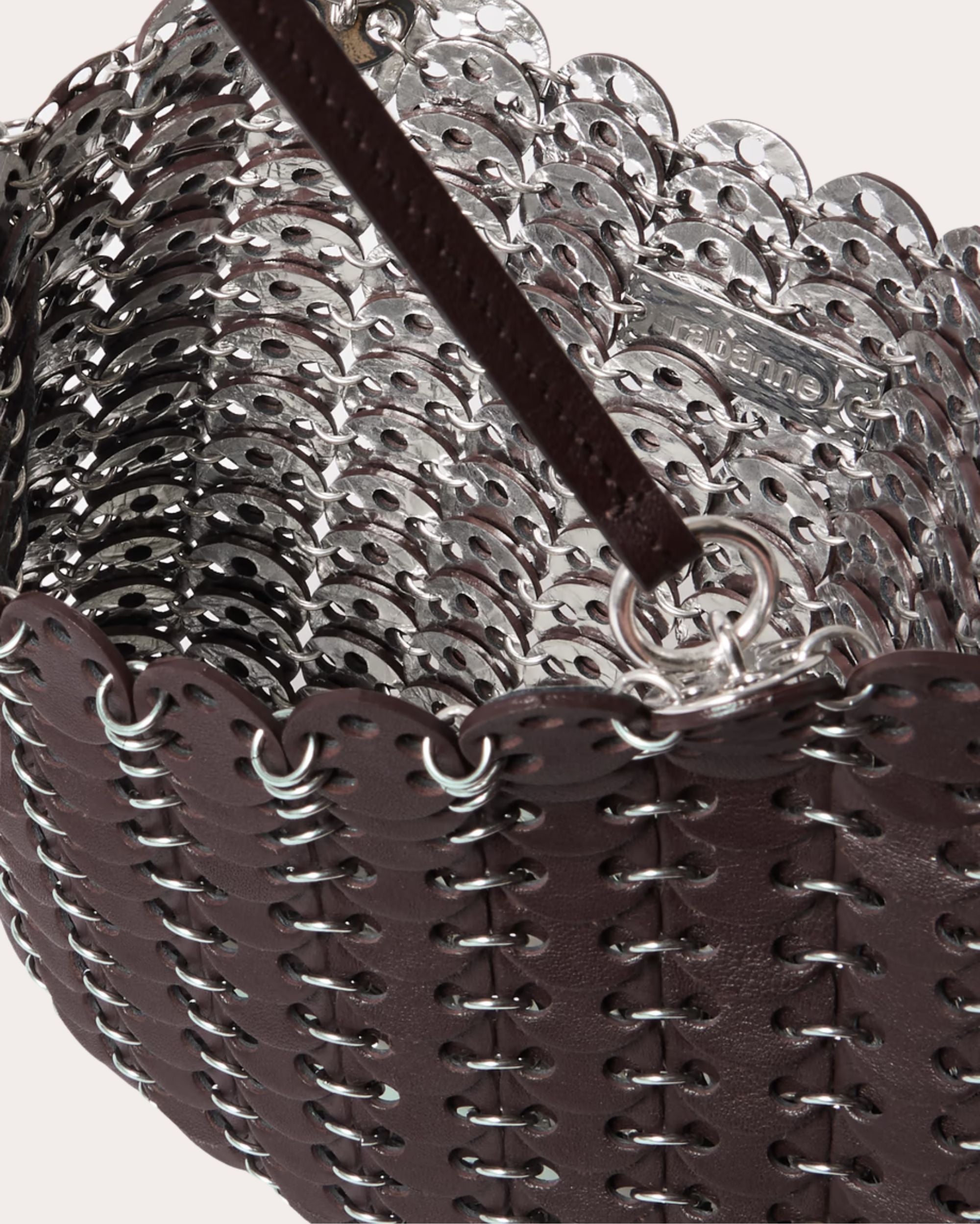 1969 Leather Disc Shoulder Bag