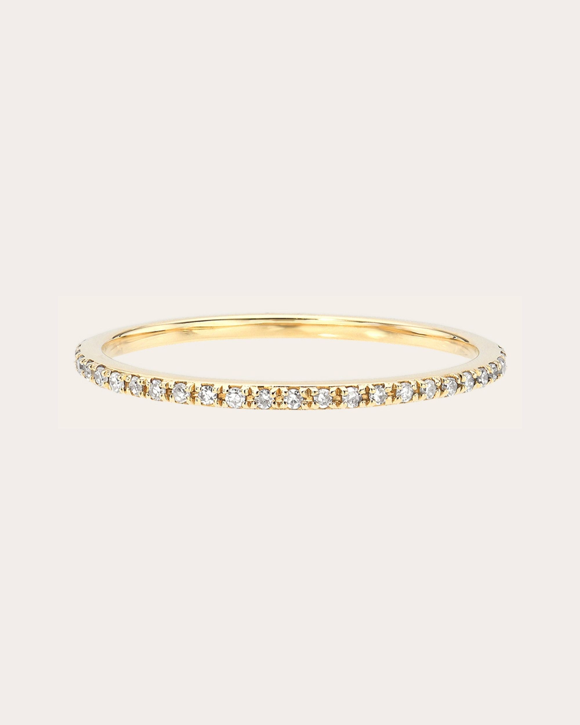14K Gold Diamond Eternity Ring