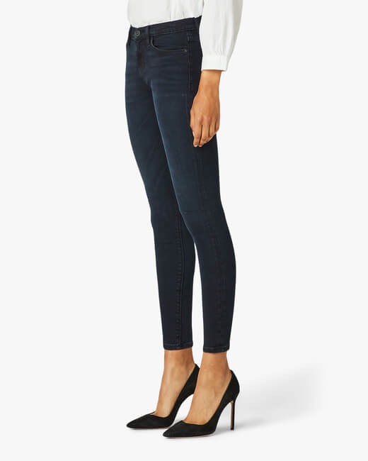 Barbara High-Rise Super-Skinny Ankle Jeans