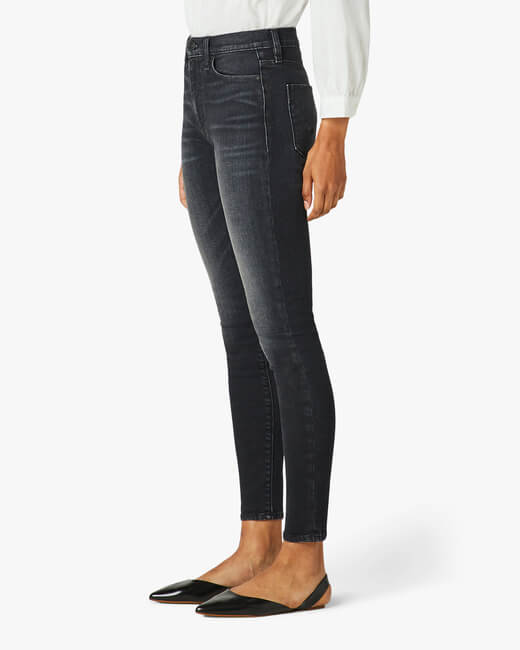 Barbara High-Rise Super-Skinny Ankle Jeans