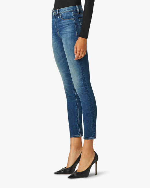 Barbara High-Rise Super-Skinny Ankle Jeans