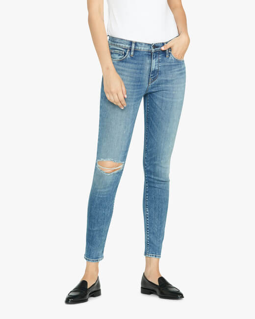 Nico Mid-Rise Super-Skinny Ankle Jeans