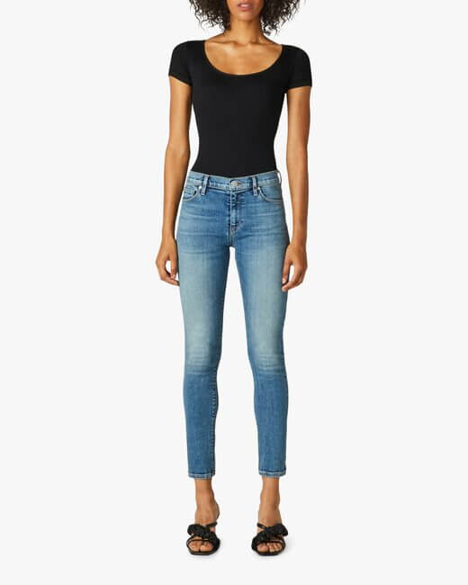 Nico Mid-Rise Super-Skinny Ankle Jeans