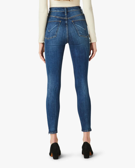 Centerfold High-Rise Super-Skinny Ankle Jeans