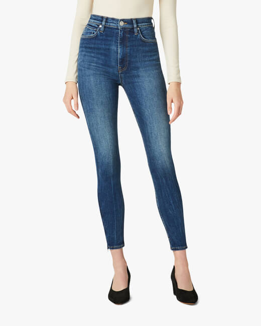Centerfold High-Rise Super-Skinny Ankle Jeans