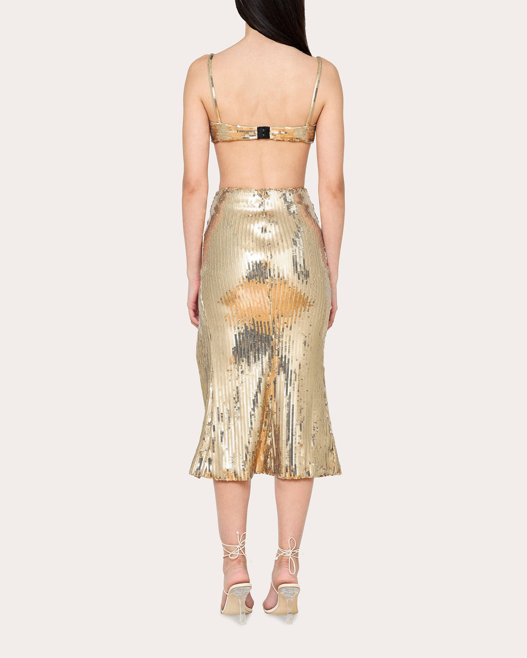 Sequin Midi Skirt