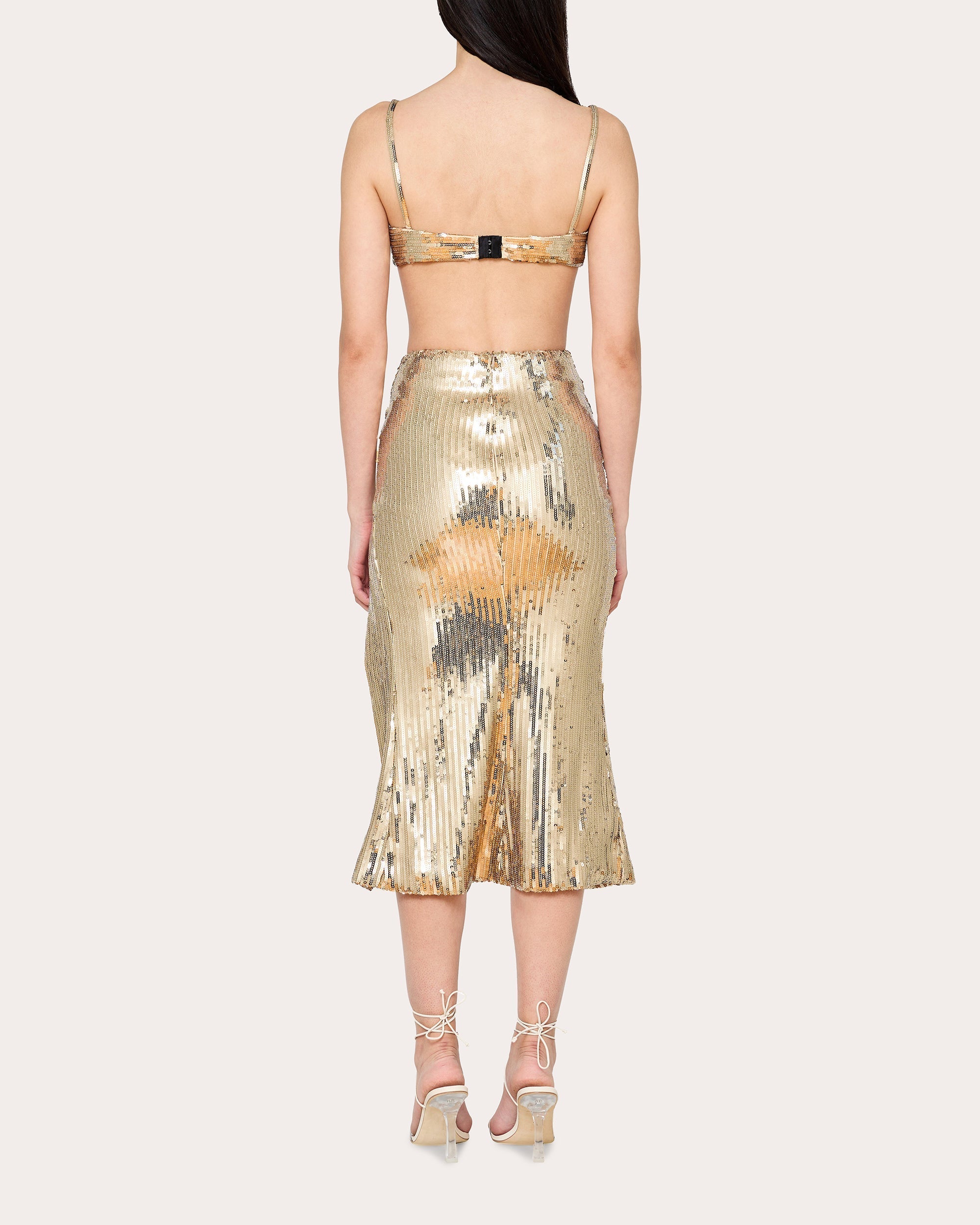 Sequin Midi Skirt