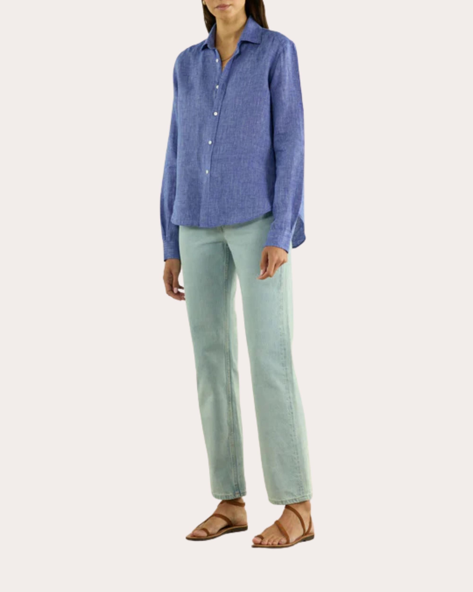 The Classic Linen Button-Up Shirt