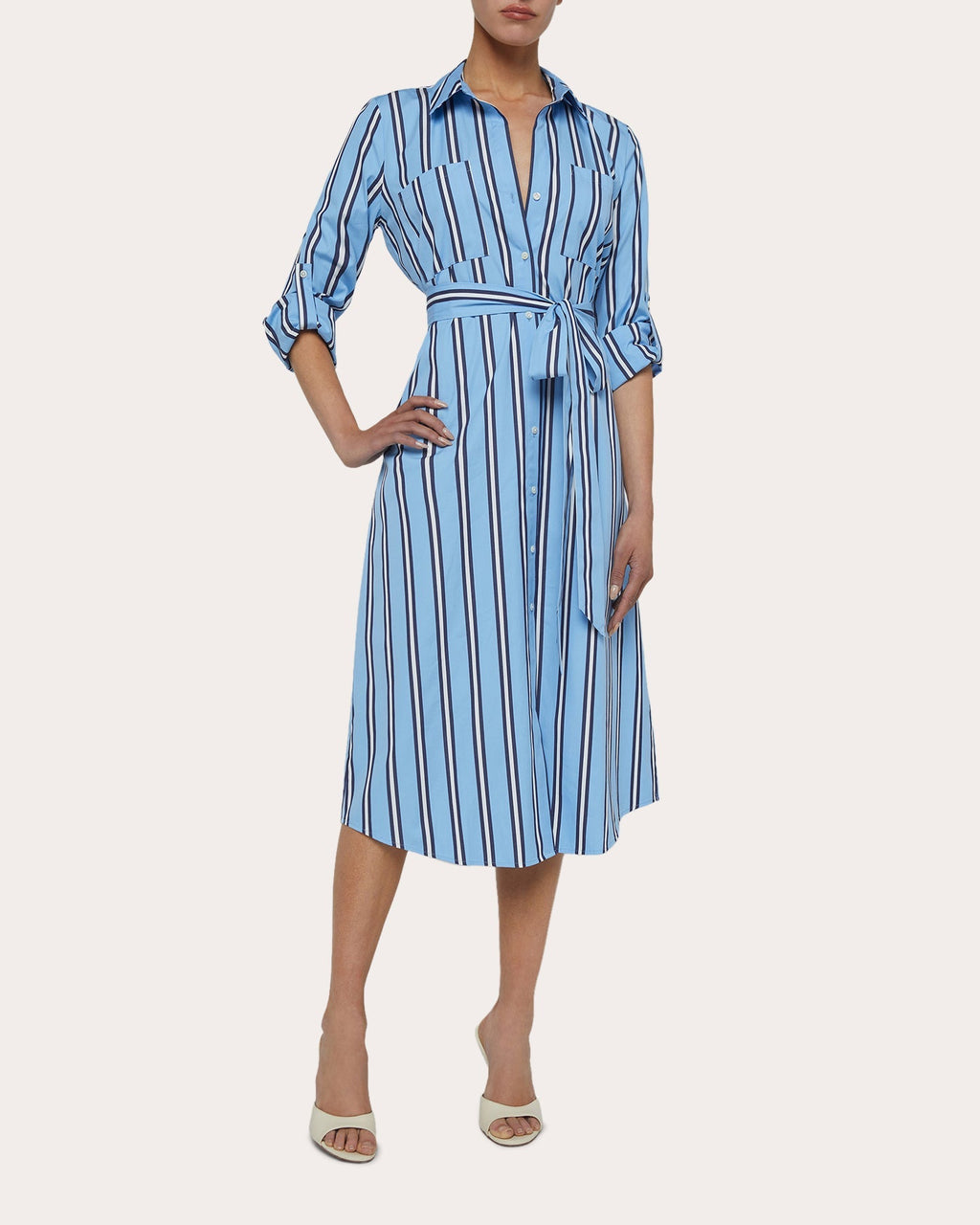 Jubilee Cotton Poplin Shirt Dress