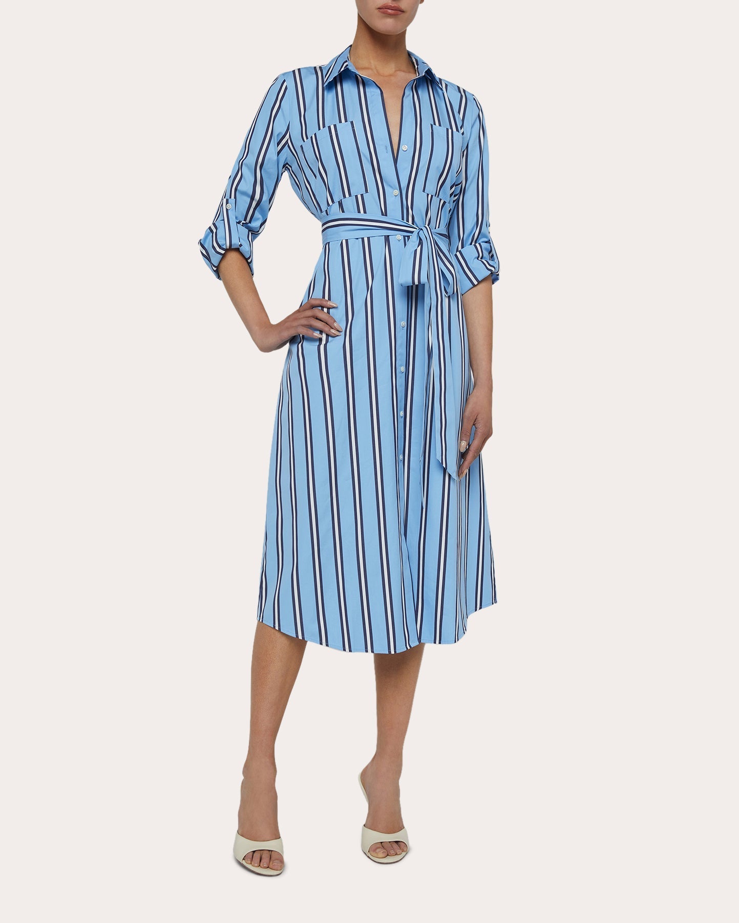 Jubilee Cotton Poplin Shirt Dress