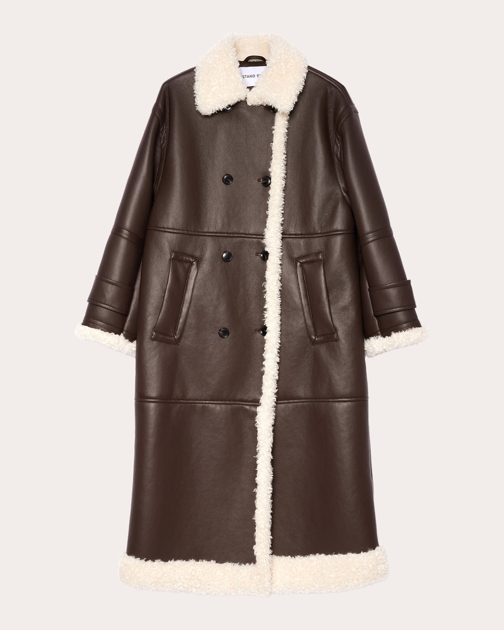 Hayley Faux-Leather Coat