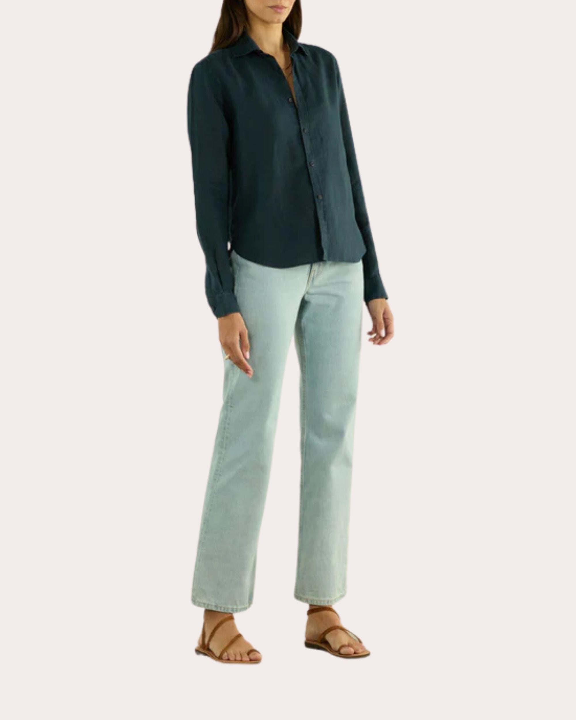 The Classic Linen Button-Up Shirt