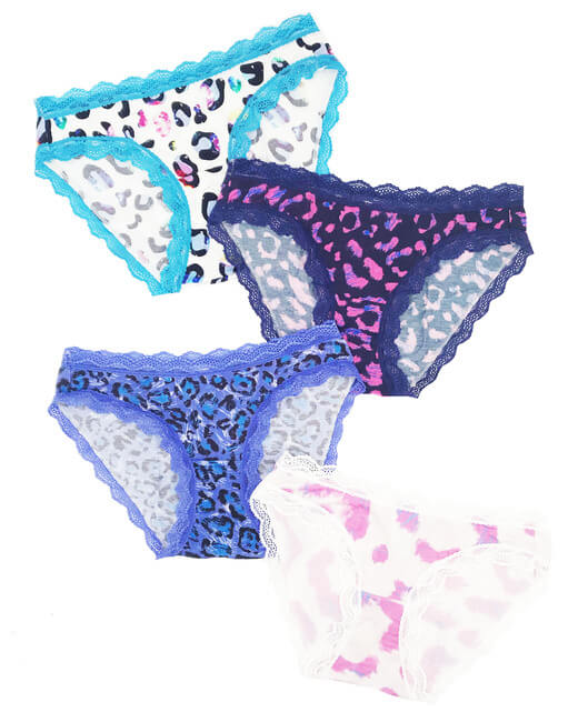 Leopard Knicker Box 4PK