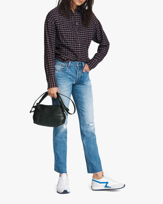 Rosa Mid-Rise Boyfriend Jeans