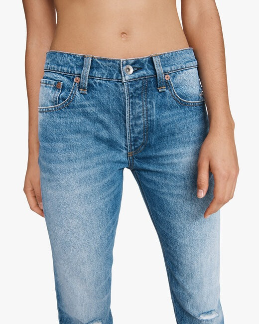 Rosa Mid-Rise Boyfriend Jeans