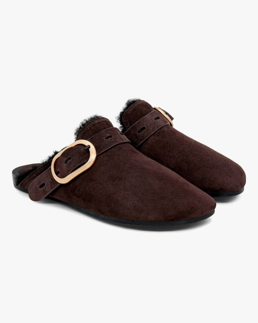 Ansley Shearling Slide