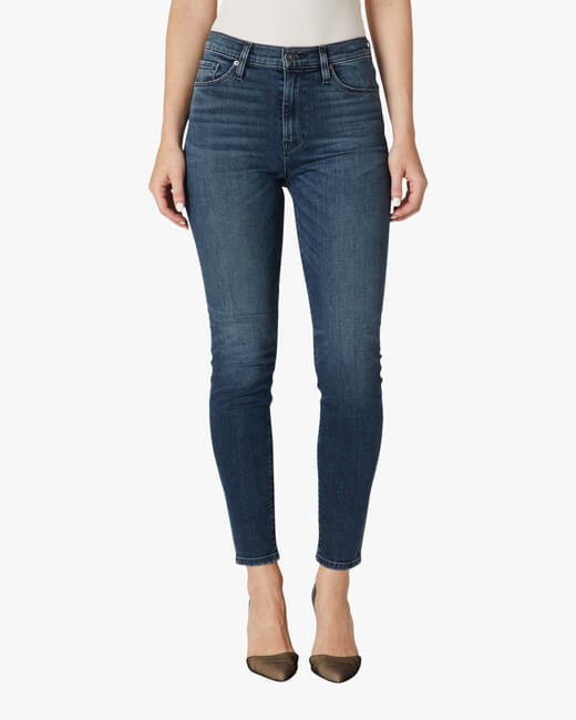 Barbara High-Waist Super-Skinny Ankle Jeans
