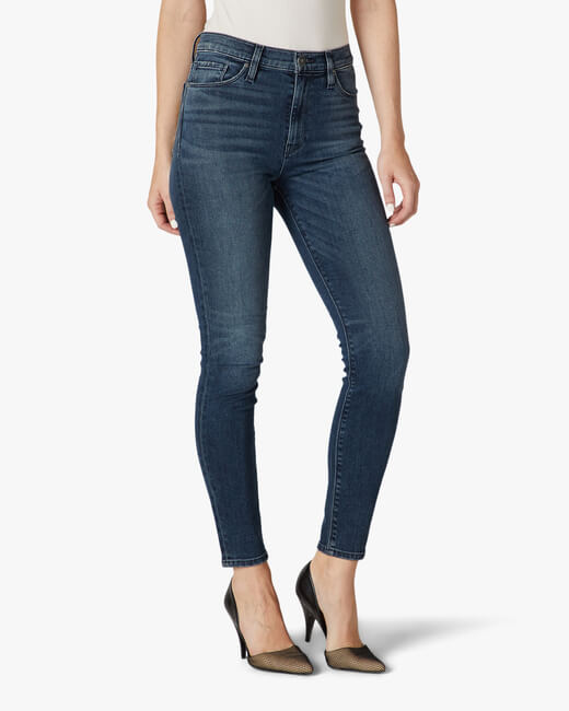 Barbara High-Waist Super-Skinny Ankle Jeans