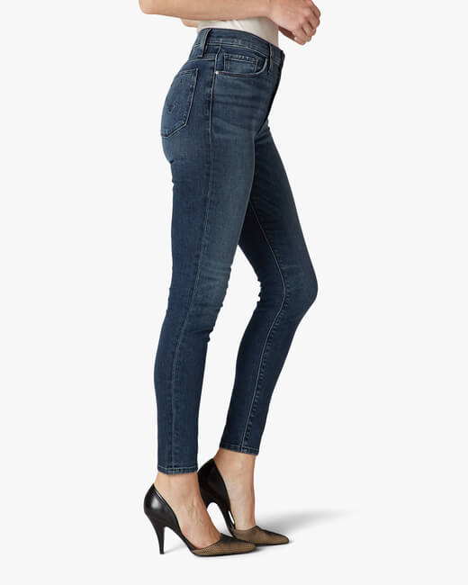 Barbara High-Waist Super-Skinny Ankle Jeans