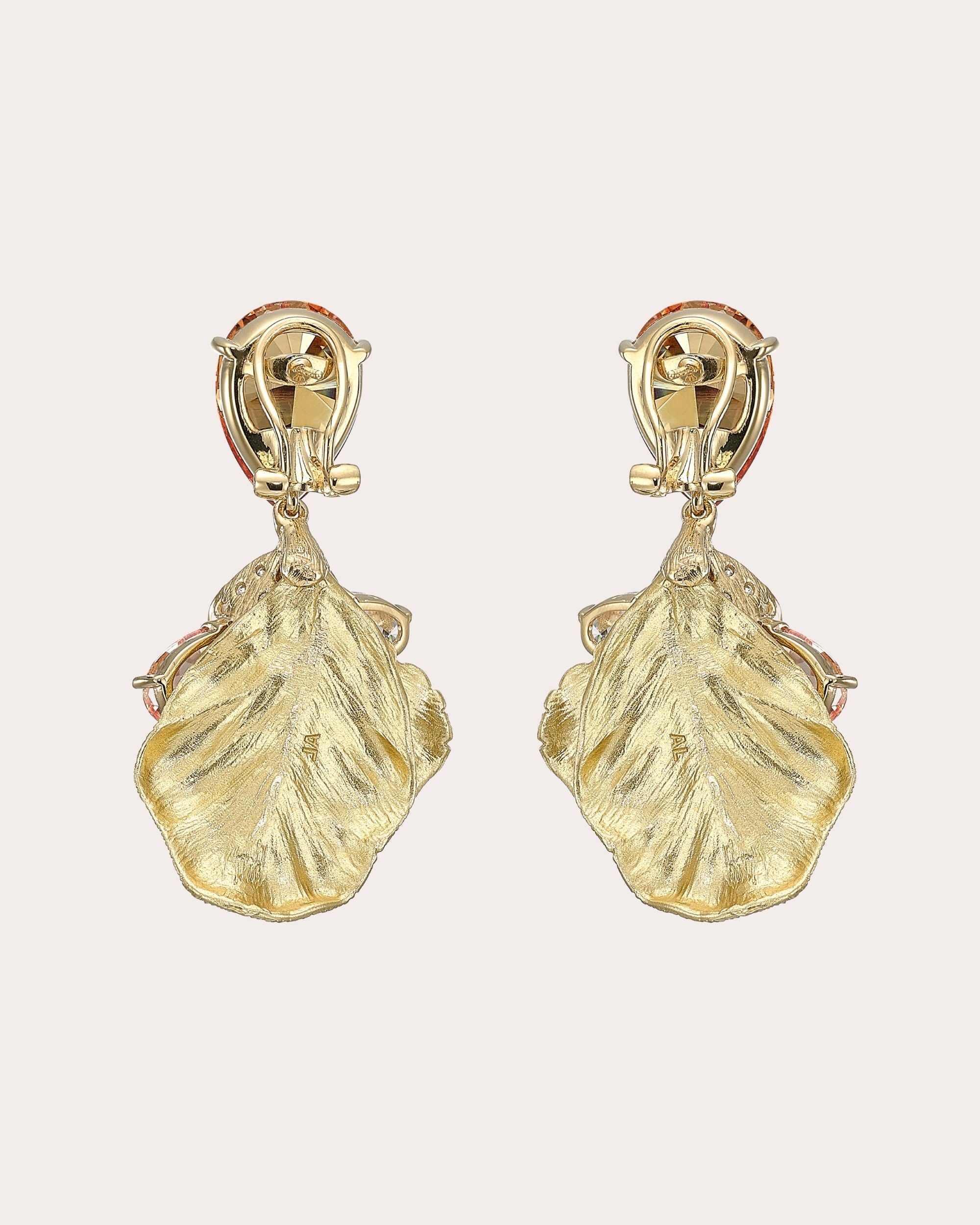 Oceanis 18K Gold Vermeil and Aluminum Lab-Grown Multi-Stone Earrings