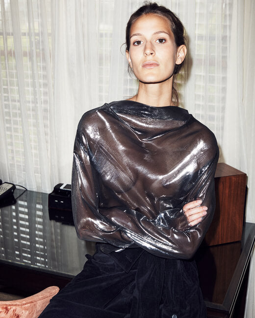 Soline Metallic Top