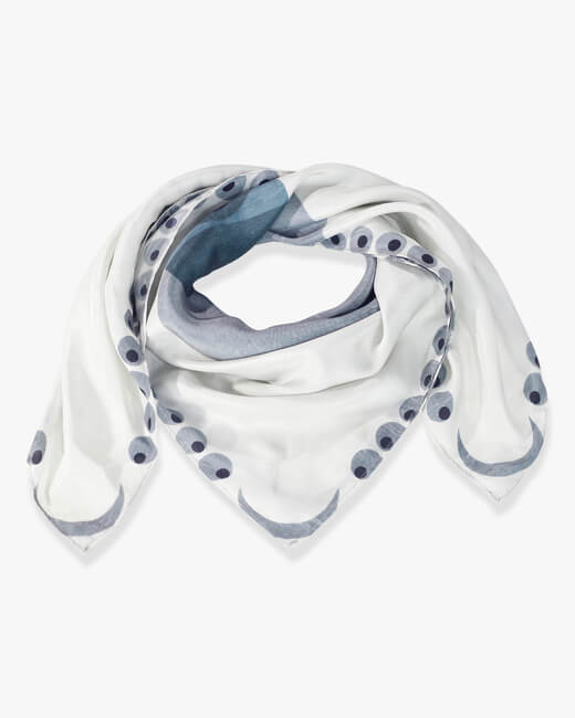 Crescent Silk Scarf