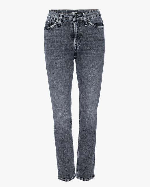 Holly High-Rise Straight Ankle Jeans