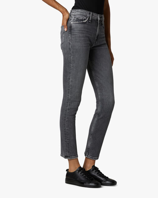 Holly High-Rise Straight Ankle Jeans