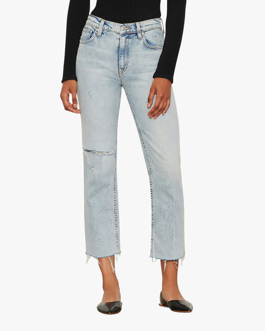Remi High-Rise Straight Crop Jeans