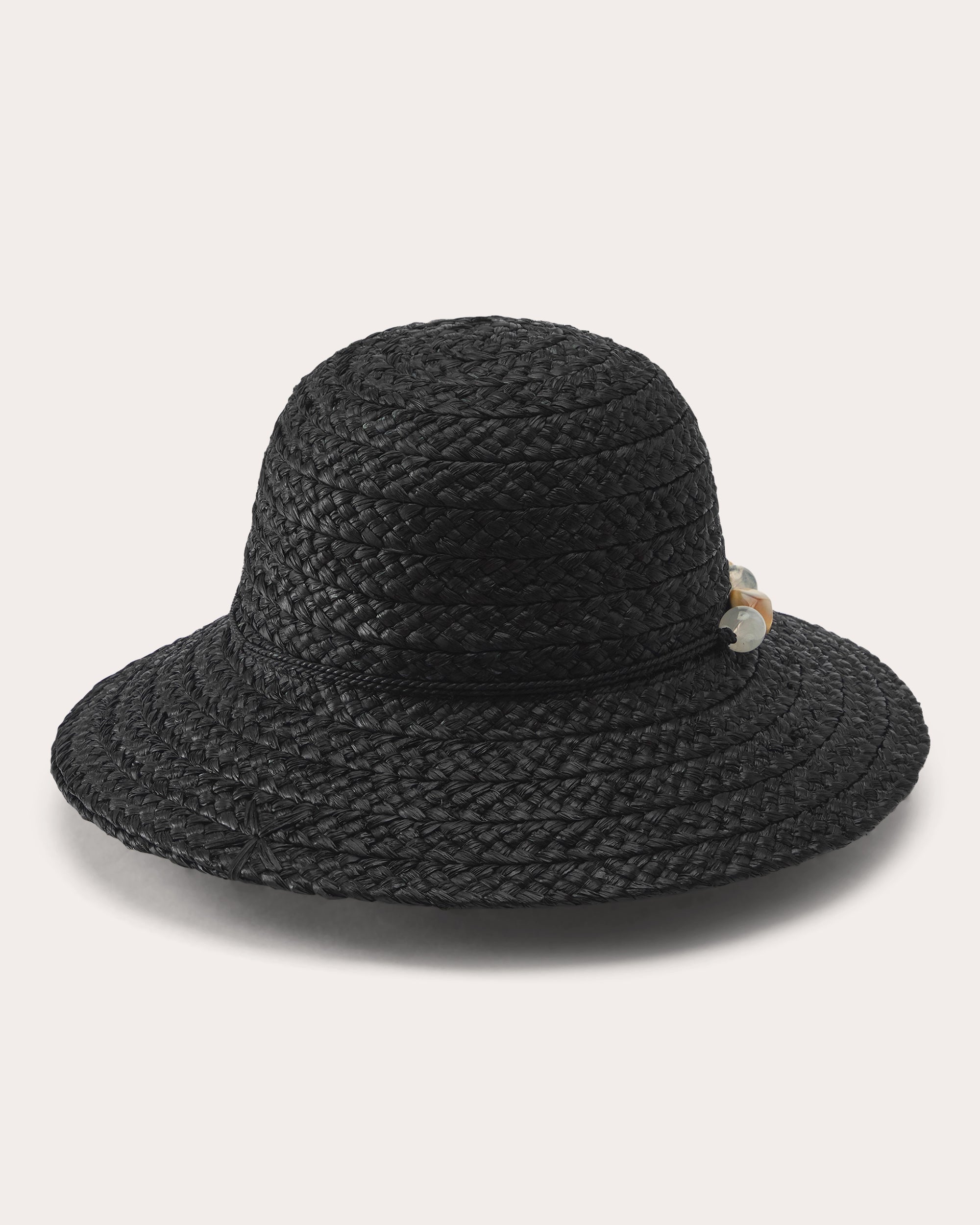 Darya Braided Raffia Pebble Hat