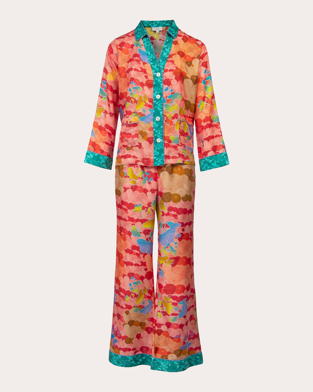 Tokyo Niwa Silk Pajama Set