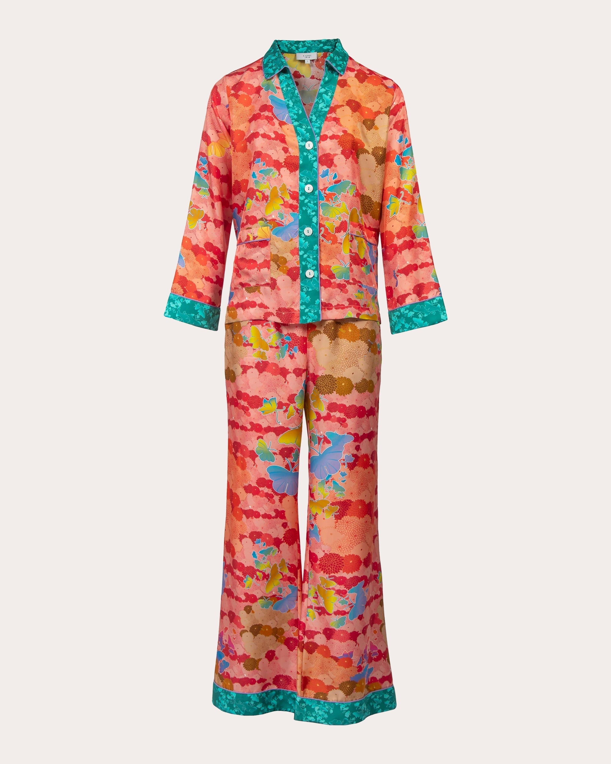 Tokyo Niwa Silk Pajama Set