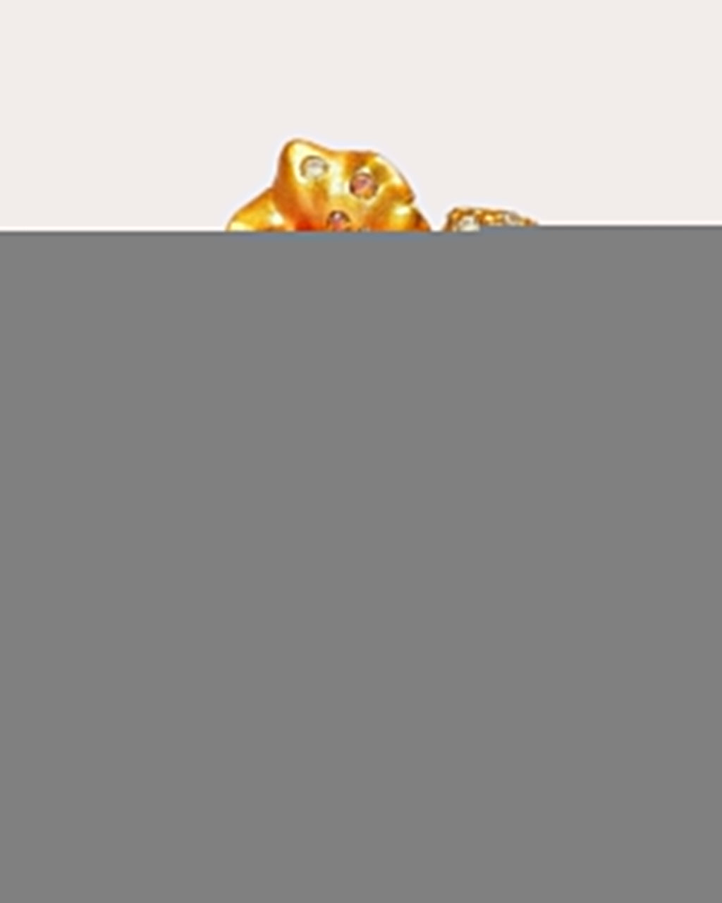 Magma Aluminum and 18K Gold Vermeil Lab-Grown Multi-Stone Poppy Earrings