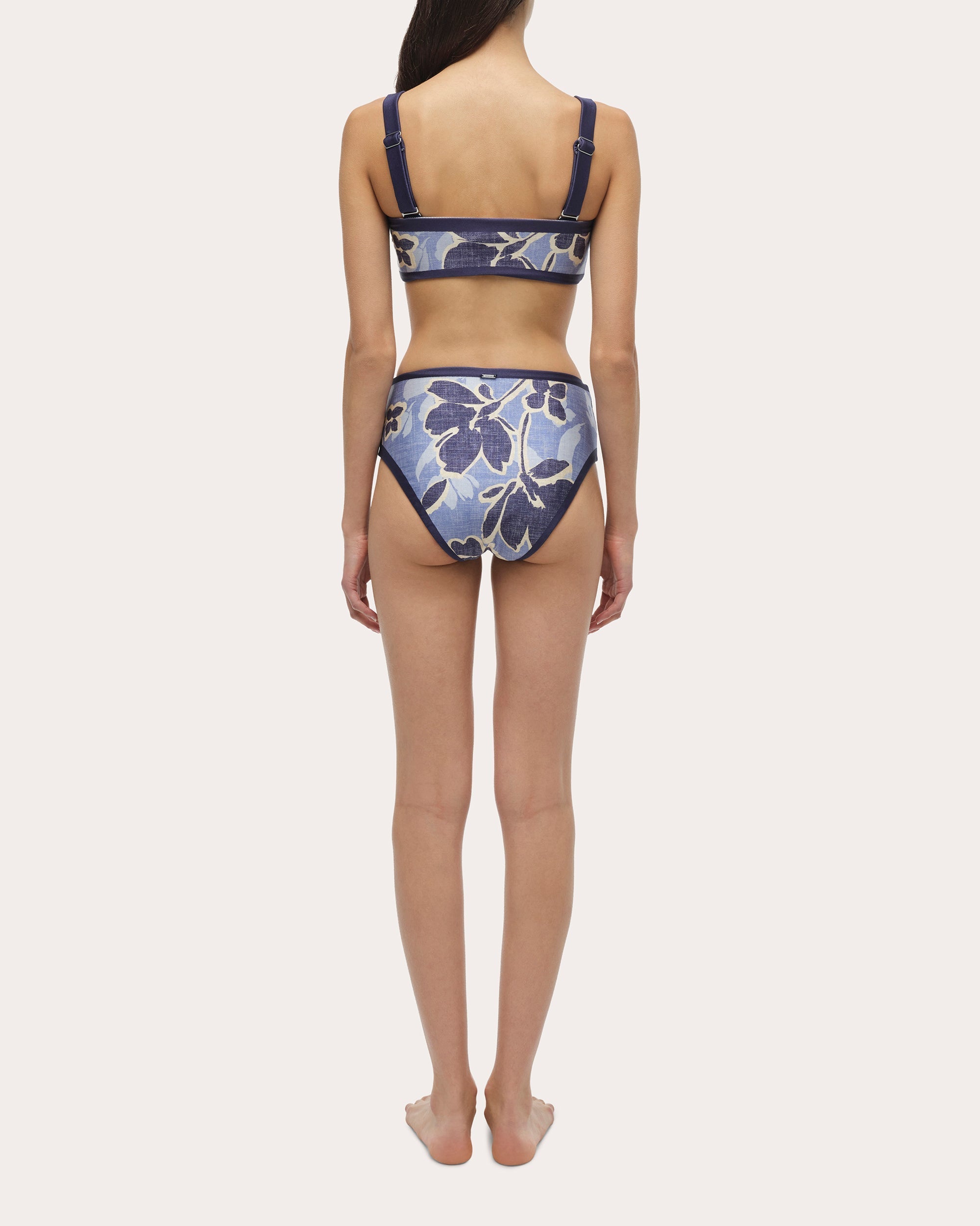 Luthea Floral Tube Bikini Top