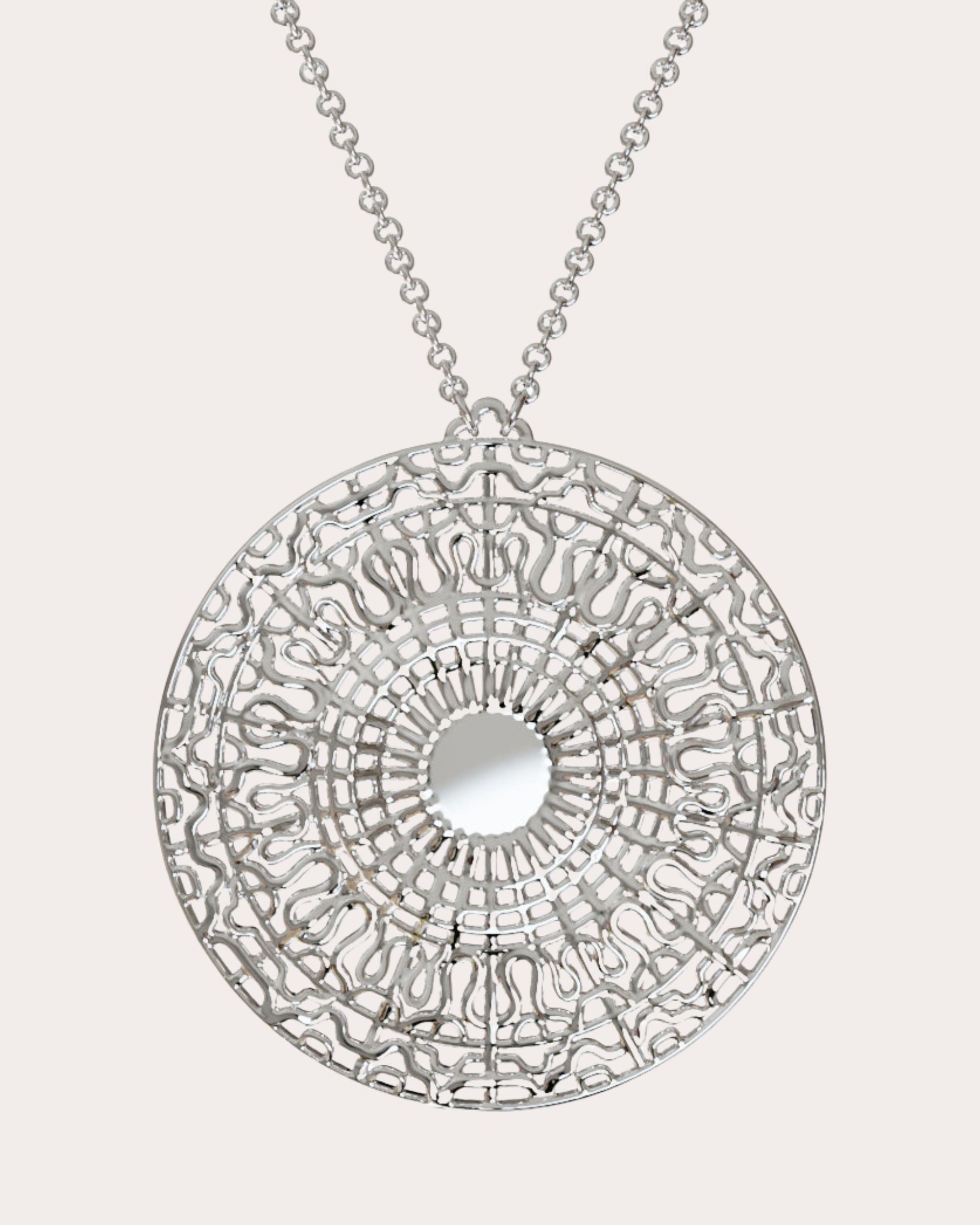 528Hz Frequency 14K Gold Pendant Necklace