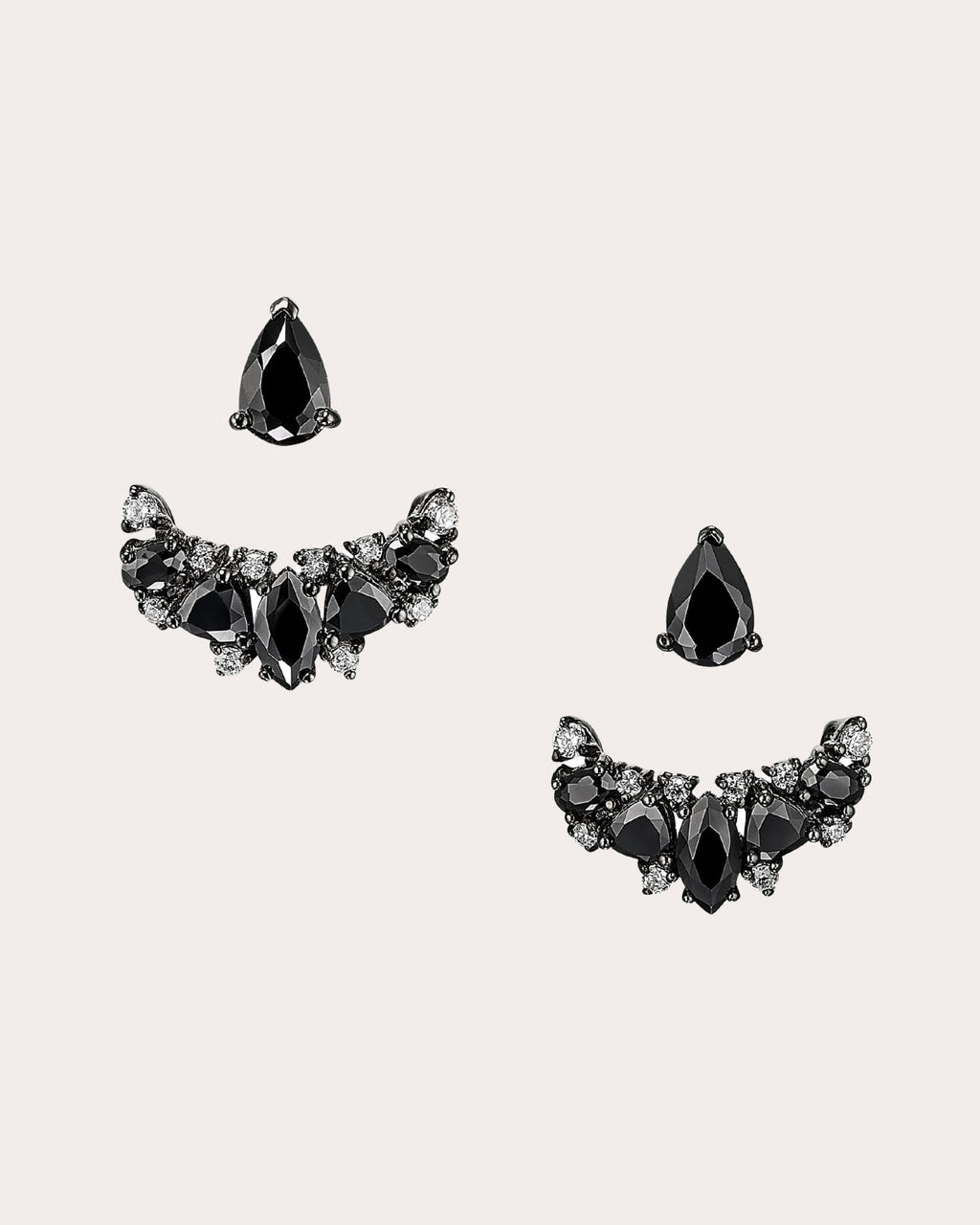 Twinkle 18K Gold and Rhodium Vermeil Lab-Grown Diamond Ear Jackets