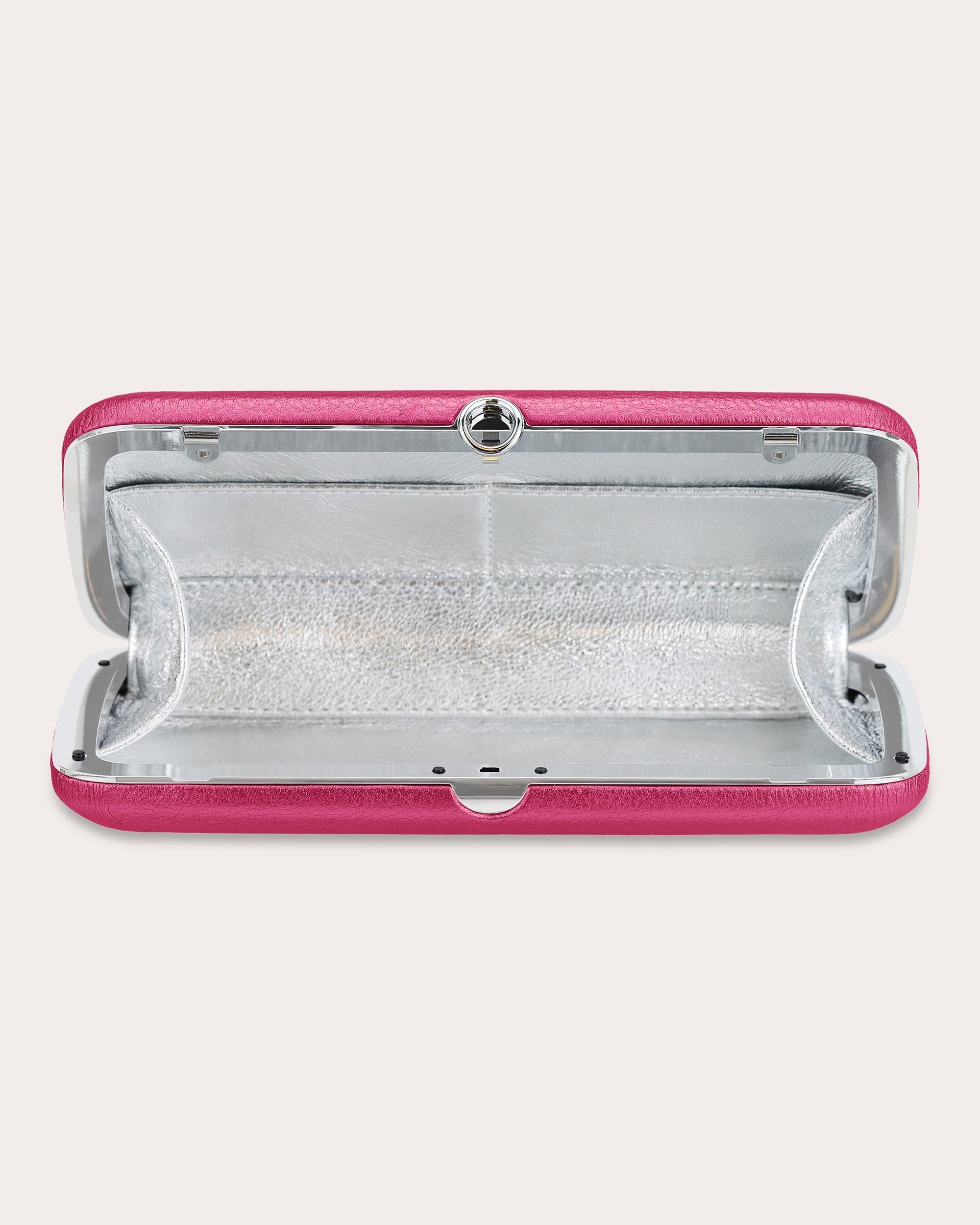 Finely Party Metallic-Leather Clutch