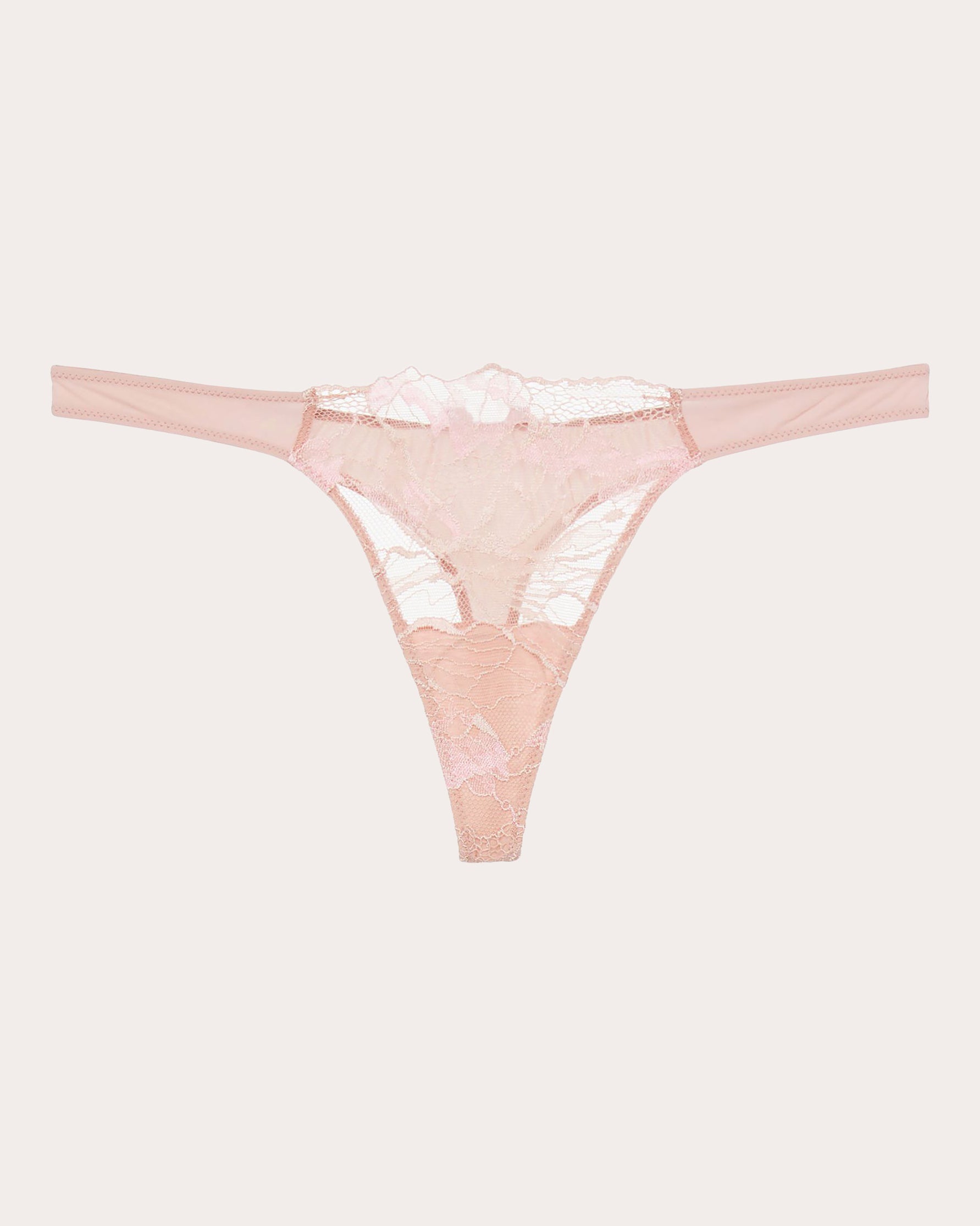 Like a Butterfly Lace-Trimmed Thong