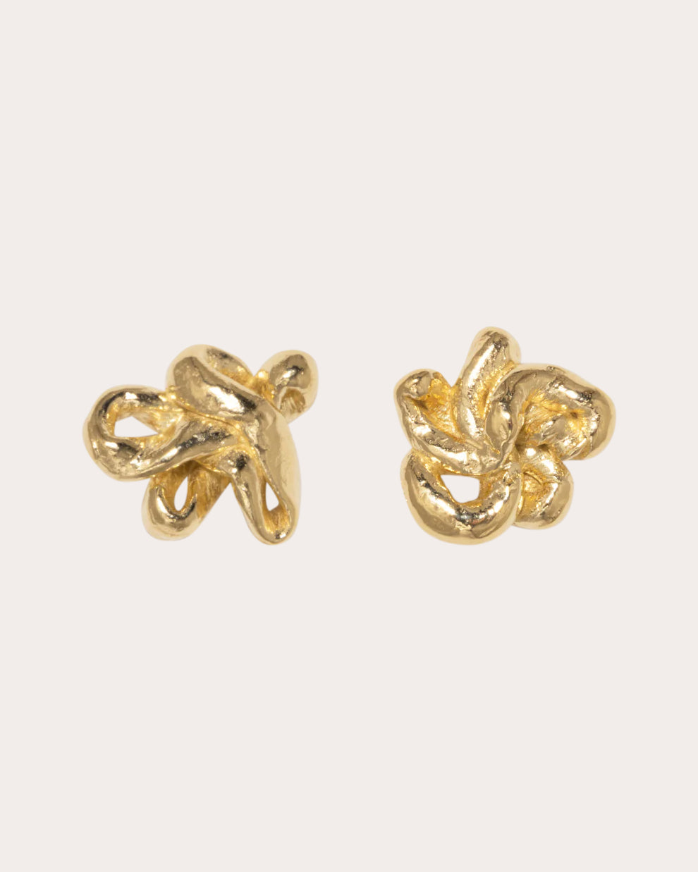 Sloppy Swirls Stud Earrings