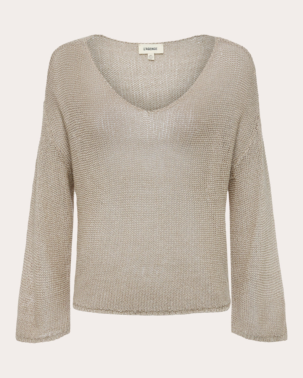 Ethan Asymmetric Sheer Knit Sweater