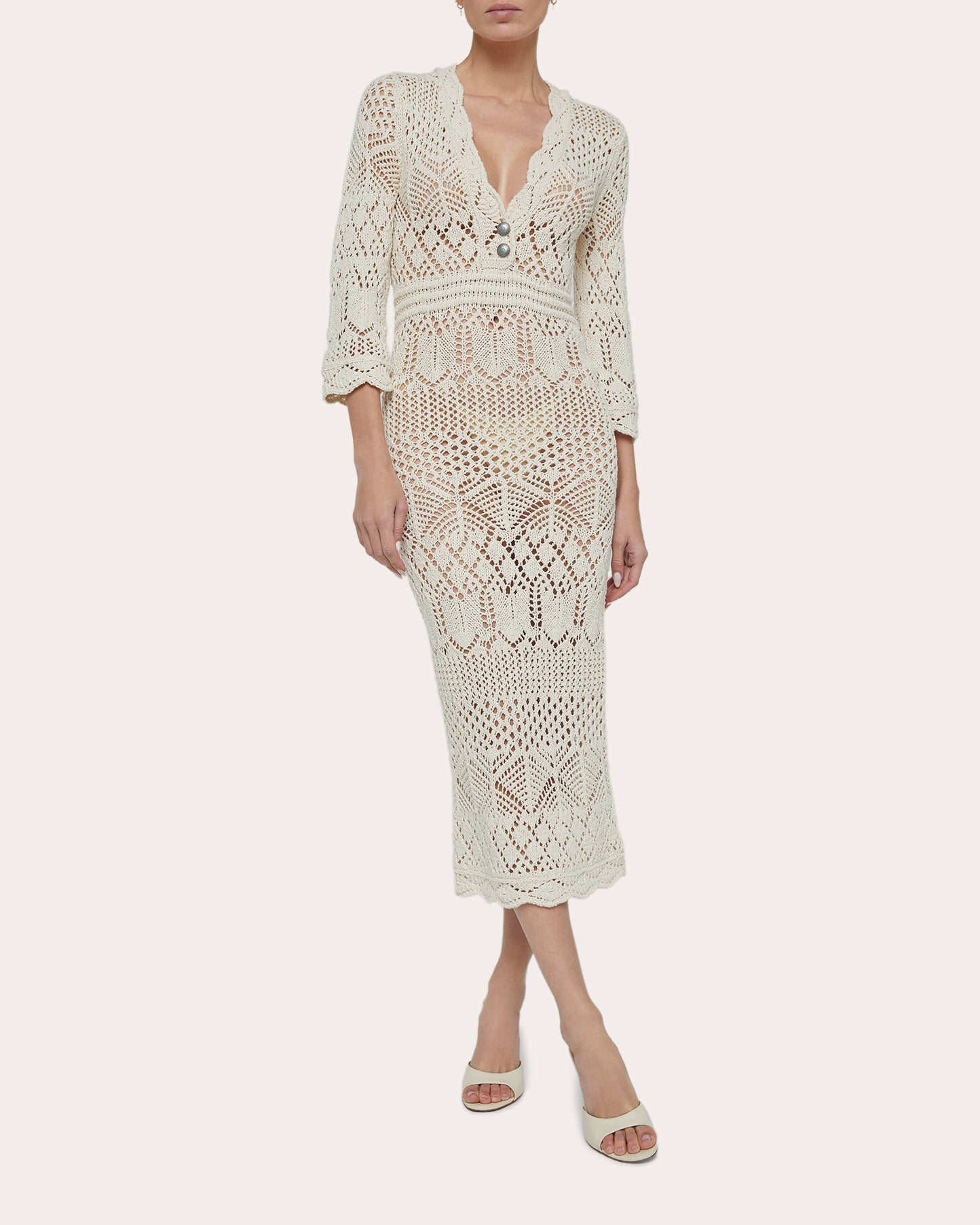 Dovie V-Neck Knit Cover-Up