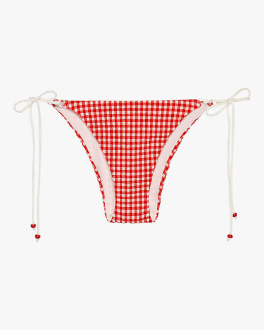Vintage Beach Gingham Bikini Bottom
