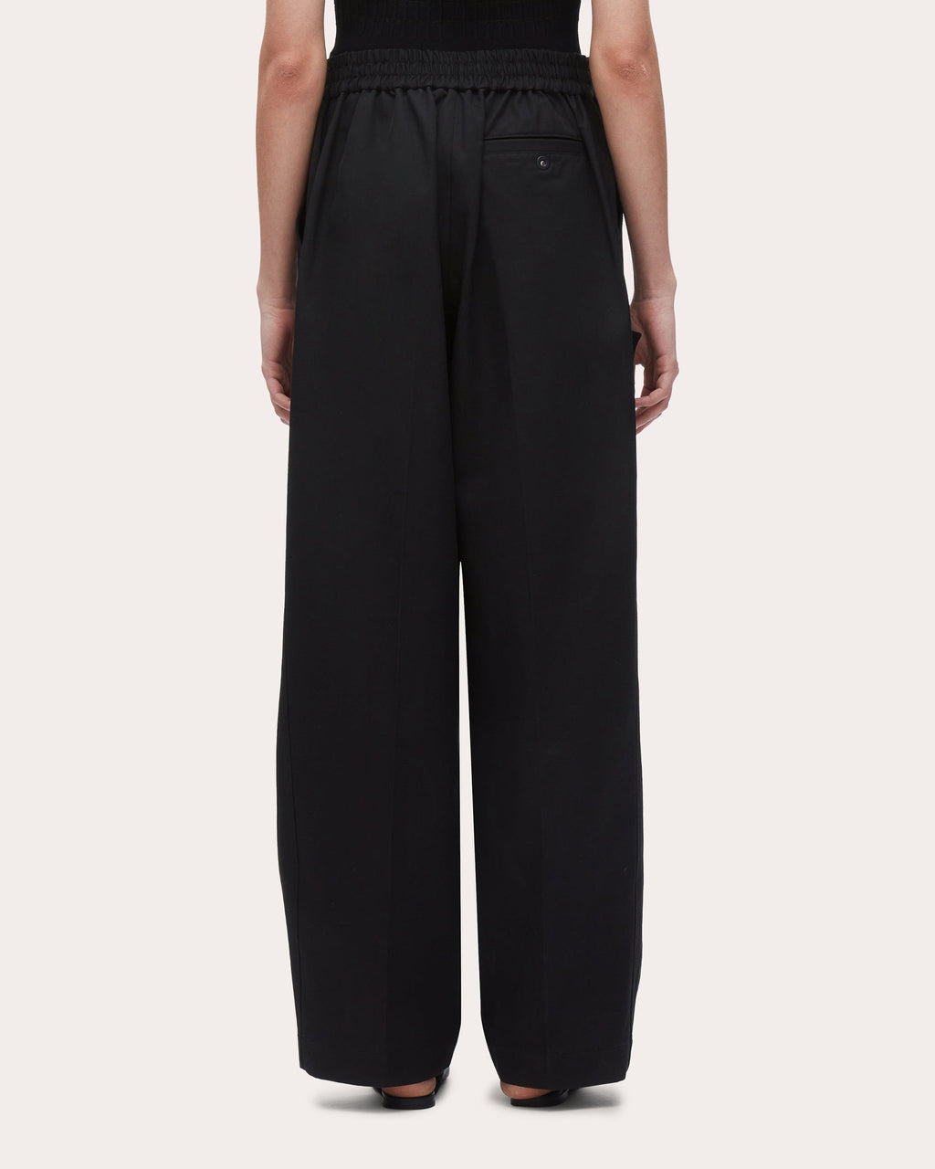 Zipper-Embellished Cotton-Blend Twill Pants