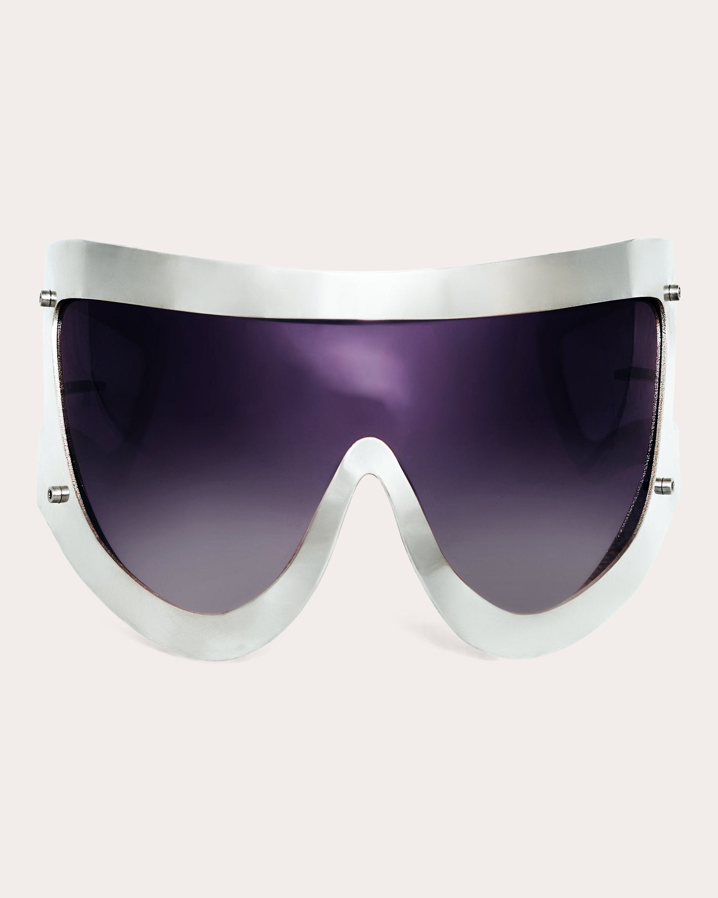 LQS Oversized Gradient Shield Sunglasses