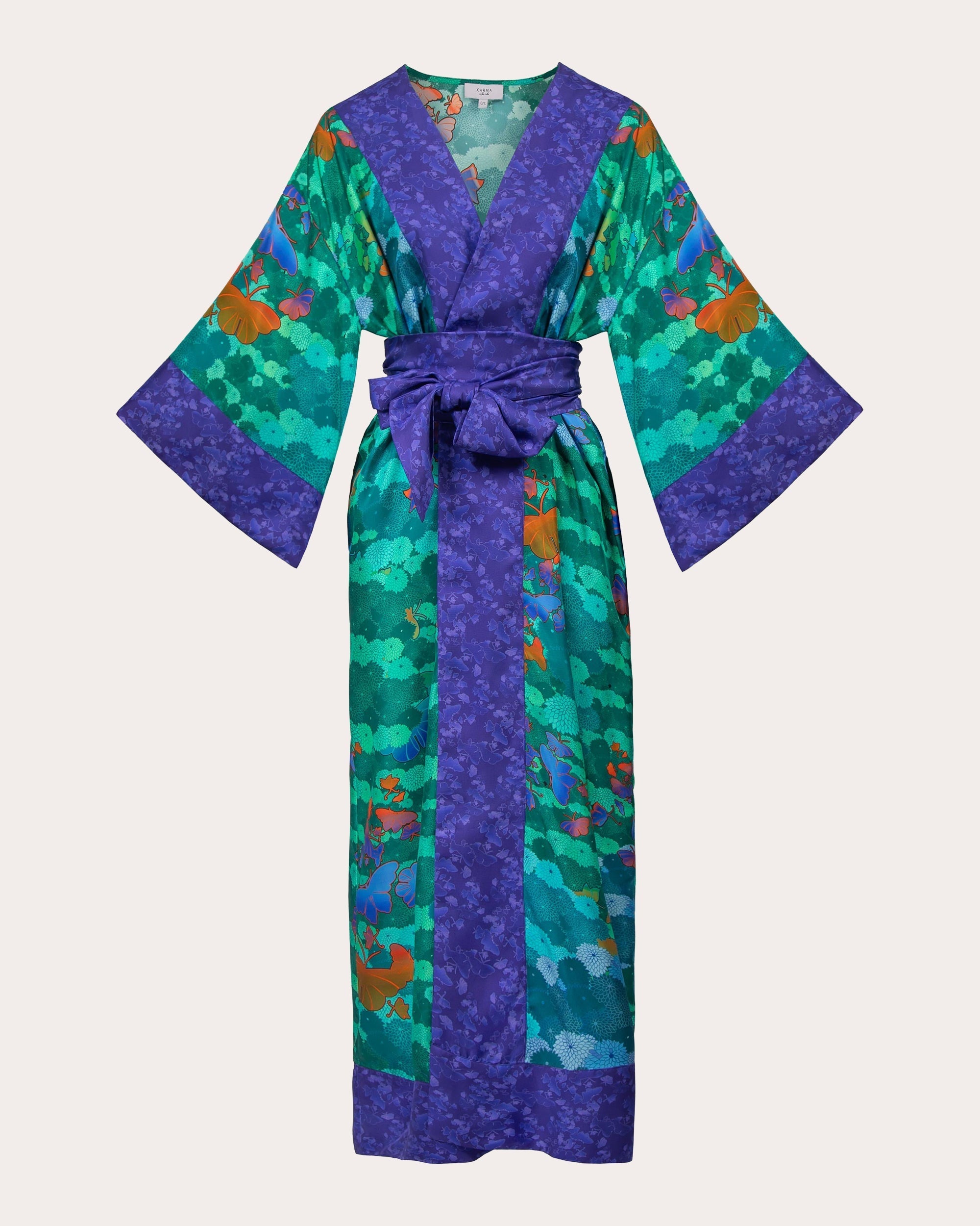 Kobe Niwa Silk Robe